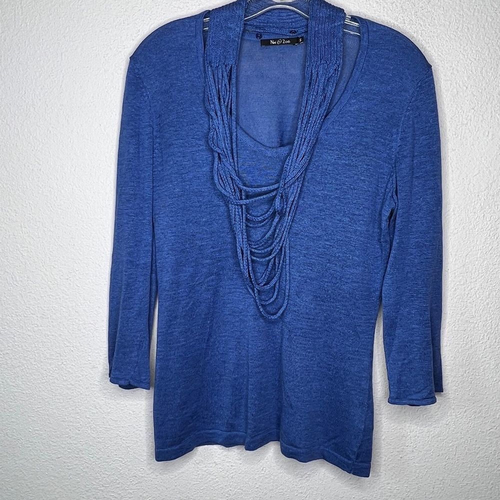 Nic + Zoe Silk Blend‎ Sweater - Picture 5 of 7